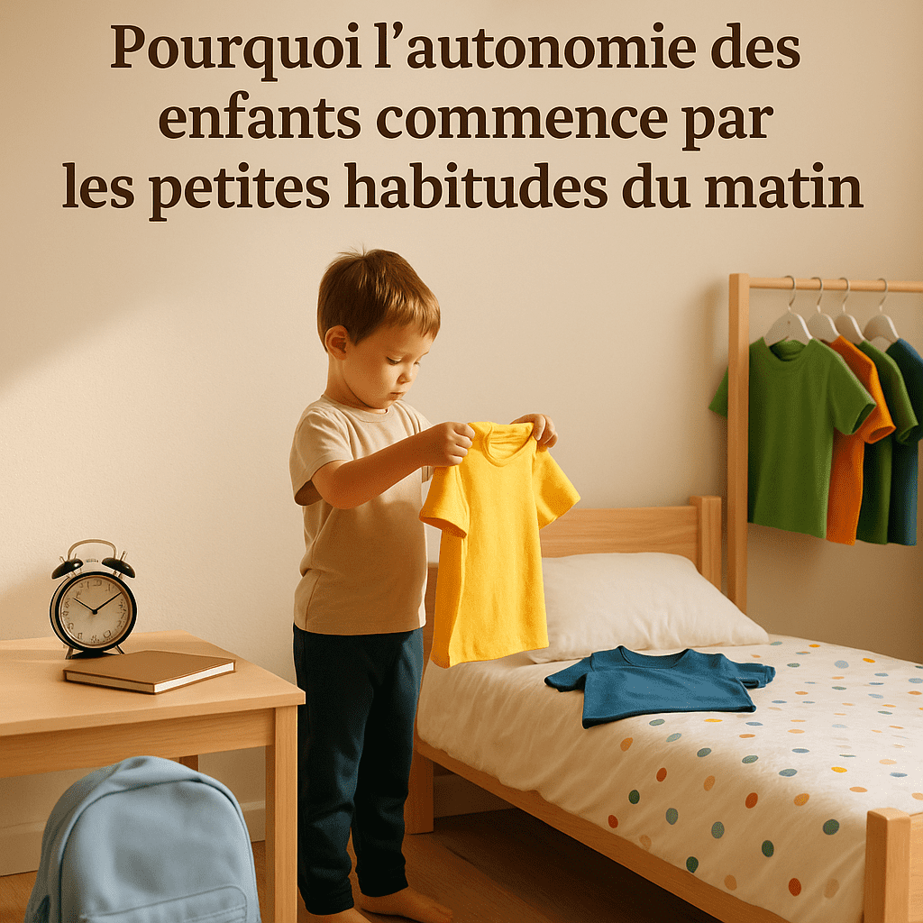 Pourquoi l'autonomie des enfants commence par les petites habitudes du matin ?