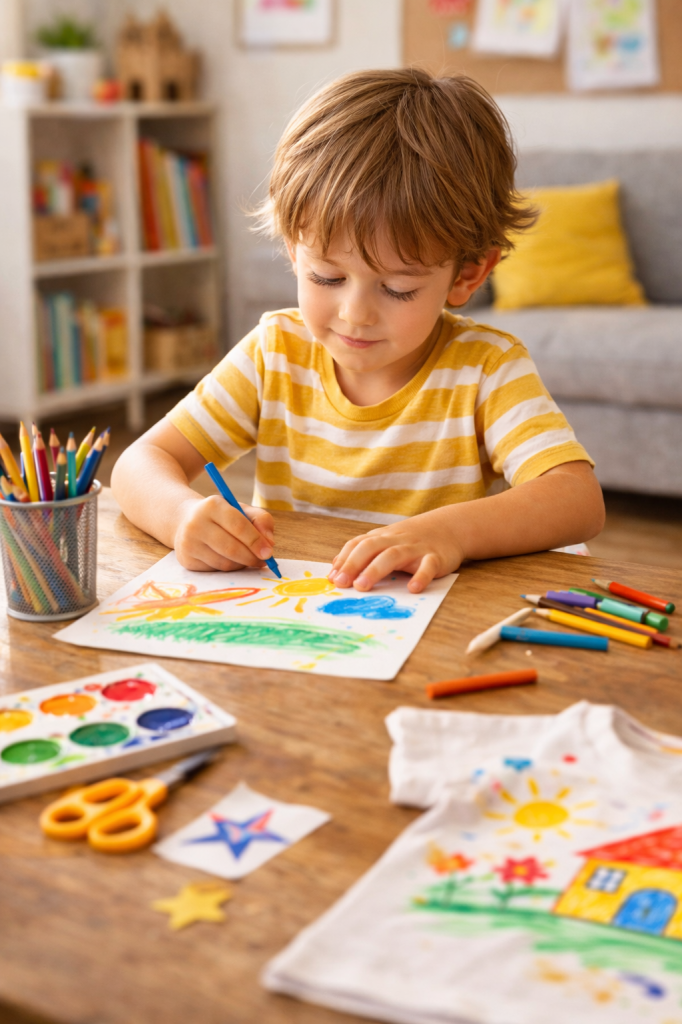 Pourquoi les activités manuelles apaisent les enfants de 3 à 8 ans