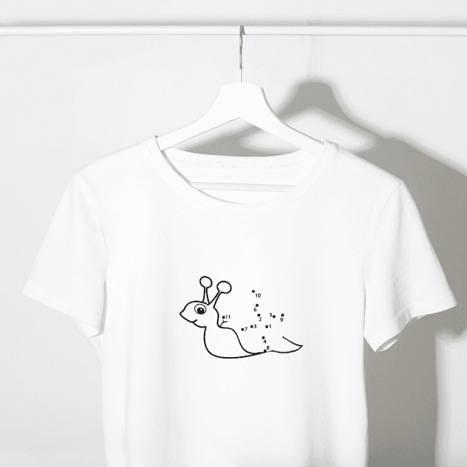 T-shirt - Escargot - Relis les points 