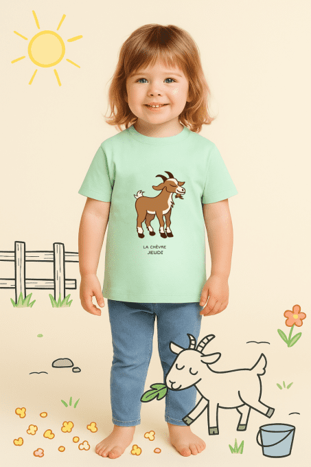 La semaine des animaux - lot de 7 t-shirts
