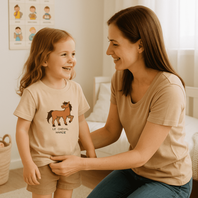 La semaine des animaux - lot de 7 t-shirts