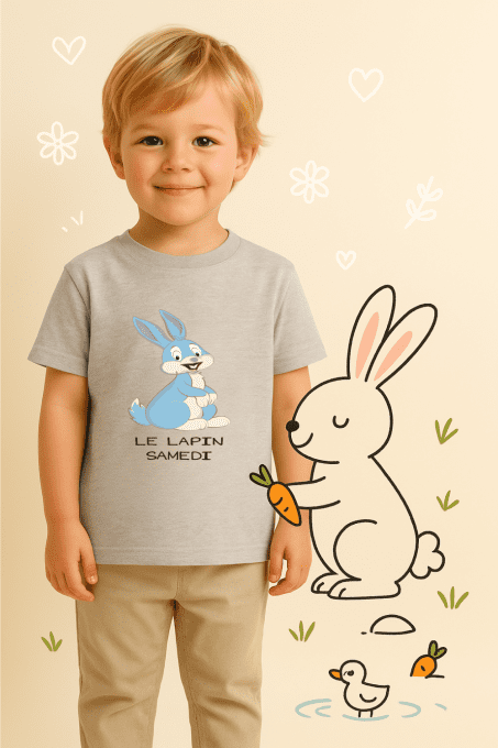 La semaine des animaux - lot de 7 t-shirts