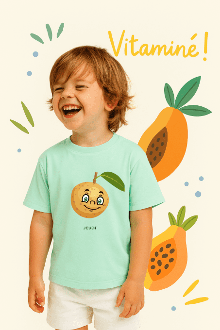 La semaine des fruits - Lot de 7 t-shirts