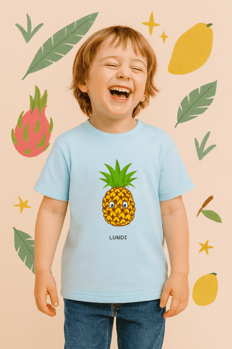 La semaine des fruits - Lot de 7 t-shirts