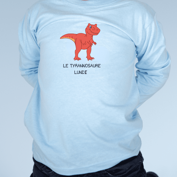 Semaine des dinosaures - lot de 7 t-shirts