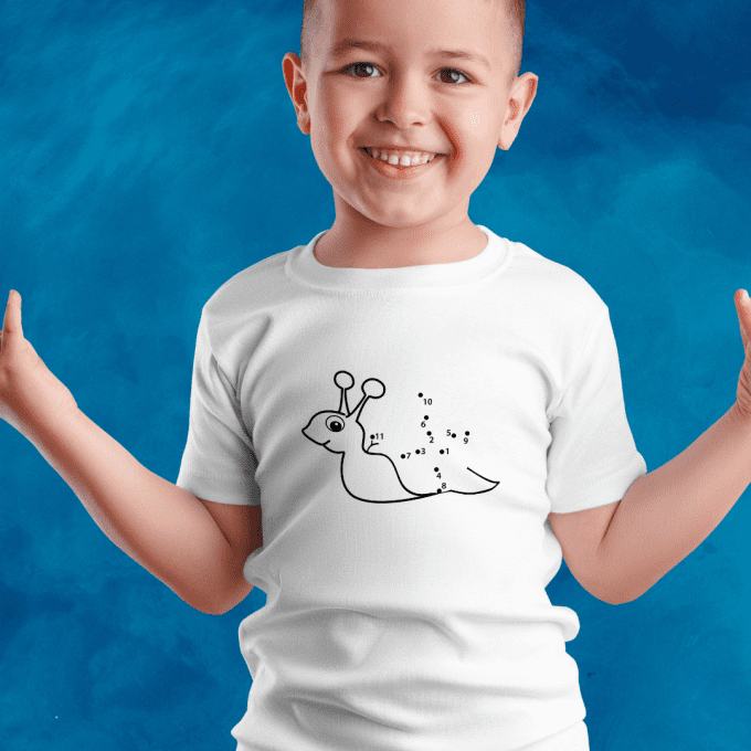 T-shirt - Escargot - Relis les points 