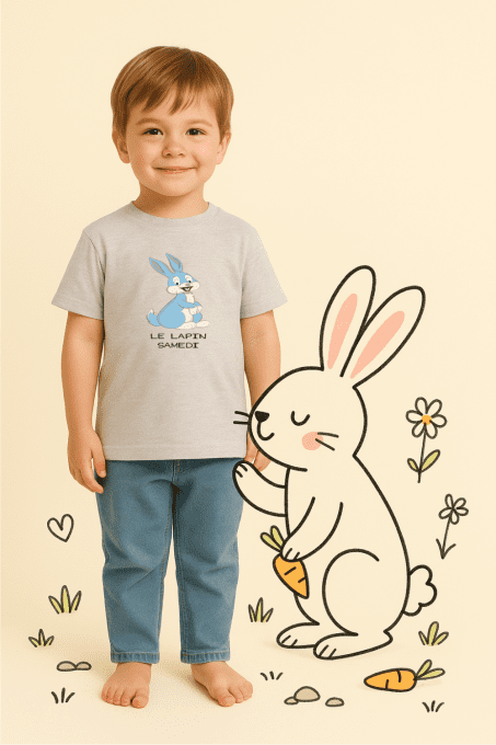 La semaine des animaux - lot de 7 t-shirts